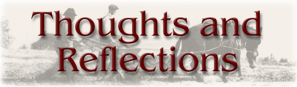 Toughts and Reflections